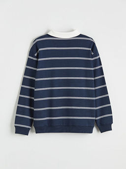 Polo Yaka ?izgili Erkek ?ocuk Ti??rt