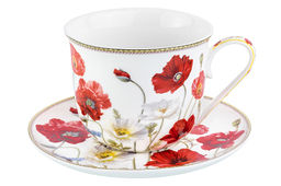 Чайн. пара 2 пр. 450 мл 14*11*8,5 см Маки NEW BONE CHINA - Elan gallery фото 14