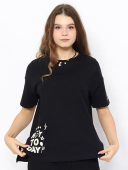 CRB wear / CWSW 60330-22 Футболка женская,черный/Ex.Cherubino