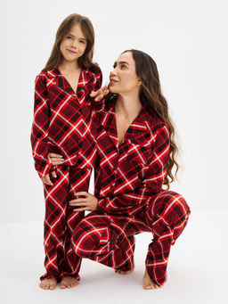 Красная пижама в клетку - Kogankids фото 17