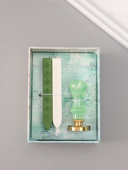 Подарочный набор для сургучной печати «Растение», печать, ручка, сургуч, 12.5×10×3.6 см