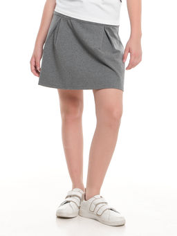 Юбка из футера для школы UD 5123 графит - Mini maxi фото 2