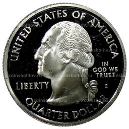1/4 доллара (25 центов) 2008 года S США Штаты и территории  Нью-Мексико