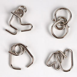 Металлические головоломки «Сообразин», набор 4 шт.