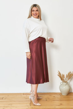 Юбка Luxury Moda 1188 бордовый