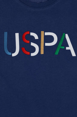 Erkek _ocuk A__k Lacivert Bisiklet Yaka Ti__rt Sepette S_rpriz _ndirim - U.s. polo assn фото 3