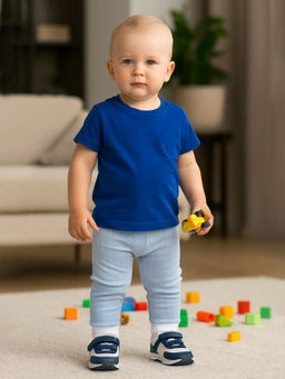 Ползунки-штанишки голубые 213г (68, 44)