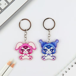 Брелок для ключей «Милашки» парный набор, 2 шт.