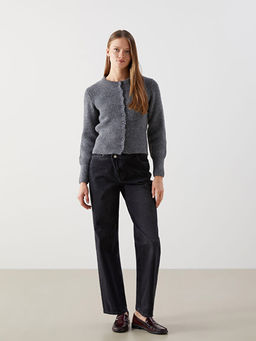 Bisiklet Yaka Kad?n Triko H?rka