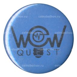 Значок рекламный WoW QUEST