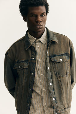 Cazadora denim Loose Fit - H&m фото 5
