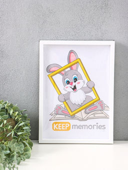 Фоторамка для фото 21×30 см Keep memories, Naomi, пластик, белый