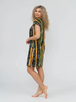 Халат женский, цвет зеленый