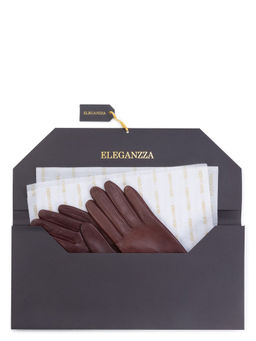 Перчатки женские ш/п F-IS5500 plum - Eleganzza фото 7