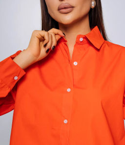 Рубашка #КТ3160 (8), оранжевый