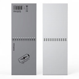 Цена за 5 шт. Блокнот с пластиковой обложкой на спирали ErichKrause Life Style, серебристый, A6, 80 листов, клетка  фото 3