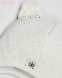 Вилетта Шапка с ушками для девочки (42-48)