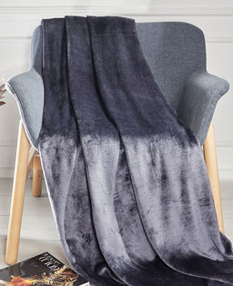 Плед Квин  150х200 цв. темно-серый, Ecotex