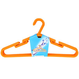 Вешалка-плечики р46-48 Сарафан 40,5х20см, пластик, с пазами, цвета микс, на картоне, цена за 6 штук (Китай) (цена за 1 штуку - 23,06руб)