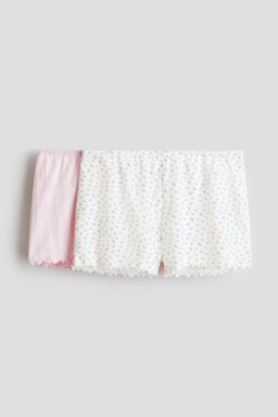 Pack de 2 pantalones cortos de pijama en algod?n