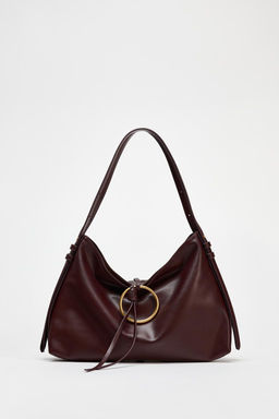 METAL DETAIL BUCKET SHOULDER BAG - Zara фото 9