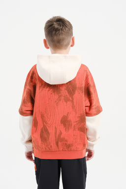 Худи утепленное Кирпичный