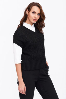 ЗЛАТА Жилет 351442/черный