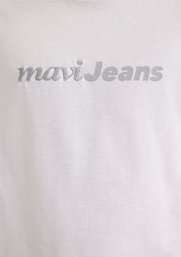 Mavi Jeans Bask?l? Beyaz Tisort  фото 6