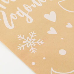 Наклейки на окна многоразовые «Новогодний оленёнок», 33×50 см