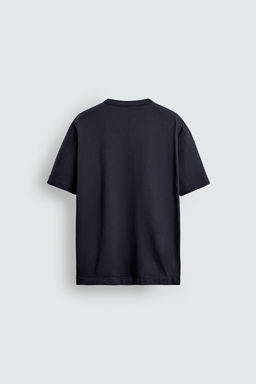 RELAXED FIT T-SHIRT WITH BINDING - Zara фото 8