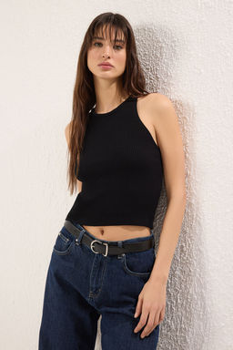 Ekru Fitilli Basic Triko Bluz TWOSS25BZ00489 - Trendyolmilla фото 6