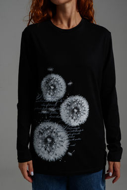 8543 Футболка с длинным рукавом женская