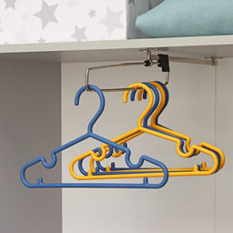 Цена за 5 шт. Плечики для одежды Доляна «Настроение», 29,5×17,5 см, цвет МИКС