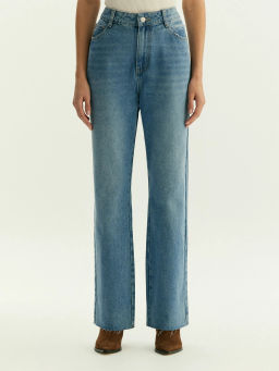 Джинсы Mom Fit 369, D369/skyey