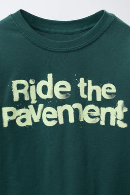 SLOGAN PRINT T-SHIRT - Zara фото 3