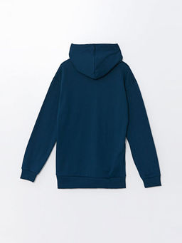 Uzun Kollu Erkek Hoodie - Waikiki фото 3