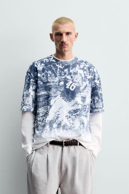 CHAMPION ® X ZARA AMERICAN FOOTBALL PRINT T-SHIRT фото 10
