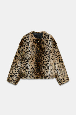 ZW COLLECTION ANIMAL PRINT JACKET - Zara фото 8