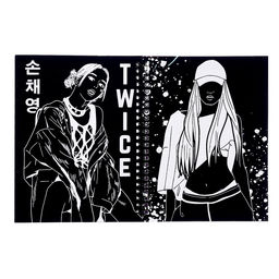 Гравюры k-pop «Idols' note»