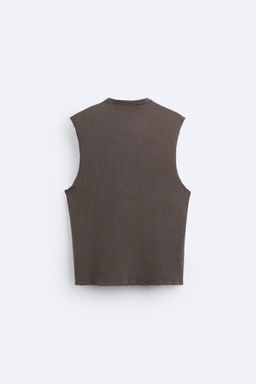 PRINTED KNIT TANK TOP - Zara фото 7