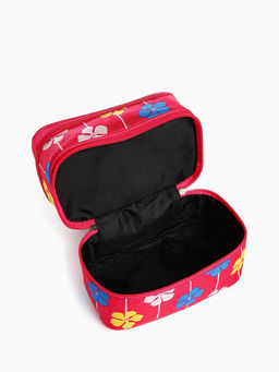Косметичка - органайзер на молнии, с отделами, с рисунком, малиновая - Simaland фото 4