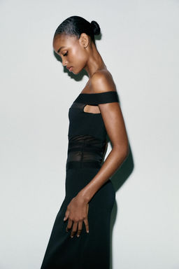CONTRAST STRETCH DRESS - Zara фото 5