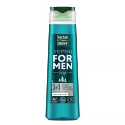 ЧИСТ.ЛИНИЯ д/волос шампунь 400мл Для мужчин 3в1 Энергия и чистота