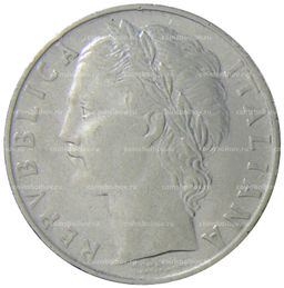 Монета 100 лир 1956 года Италия