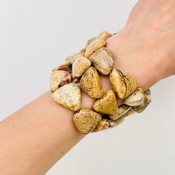 Бусины для украшений из песочной Яшмы 40 см