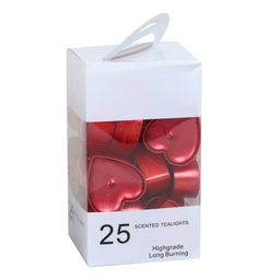 Свеча 25 штук Сердце / M-2505 /уп 24/48/глиттер - Галеонтрейд фото 9