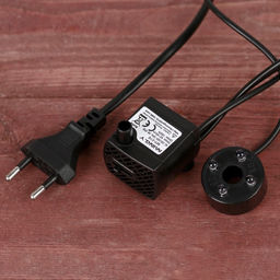 Фонтан настольный «Слоны с монетками, пальма», 20×13 см, с подсветкой