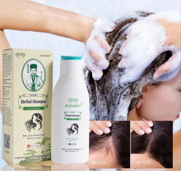 Шампунь Zudaifu для лечения волос с женьшенем и кератином