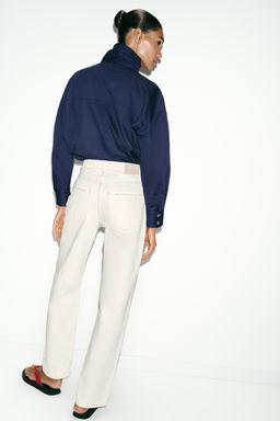 JEANS Z.03 STRAIGHT HIGH-WAIST LONG LENGTH - Zara фото 24