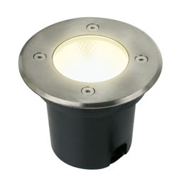 ULU-B14A-6W/2700K IP67 GREY Светильник светодиодный тротуарный. Архитектурный встраиваемый. Теплый белый свет (2700К). Корпус серый. TM Uniel